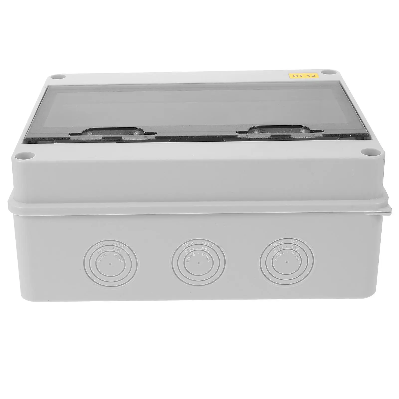 HT24 Double Row Waterproof Distribution Electrical Junction Box Plastic ABS Home Wiring Light Circuit Breaker Box Outdoor
HT24 Double Row Waterproof Distribution Electrical Junction Box Plastic ABS Home Wiring Light Circuit Breaker Box Outdoor