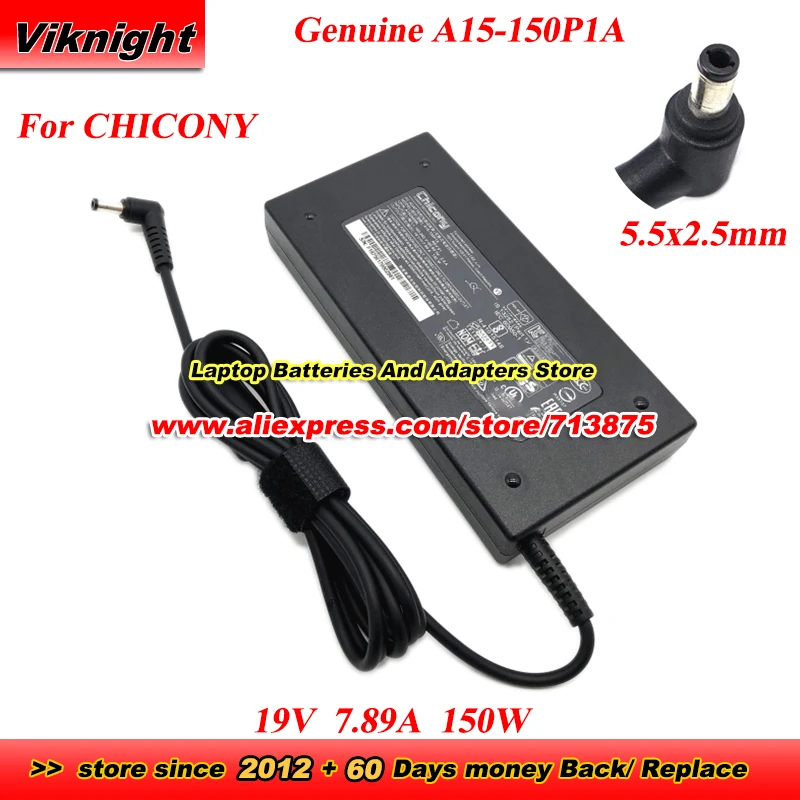 CHICONY 19V 7.89A 150W Adapter A15-150P1A A150A006L A150A010L A150A015L for Clevo P955ET1 P957HP6 P950EP6 P955EP6 P651RA W650KK1
CHICONY 19V 7.89A 150W Adapter A15-150P1A A150A006L A150A010L A150A015L for Clevo P955ET1 P957HP6 P950EP6 P955EP6 P651RA W650KK1