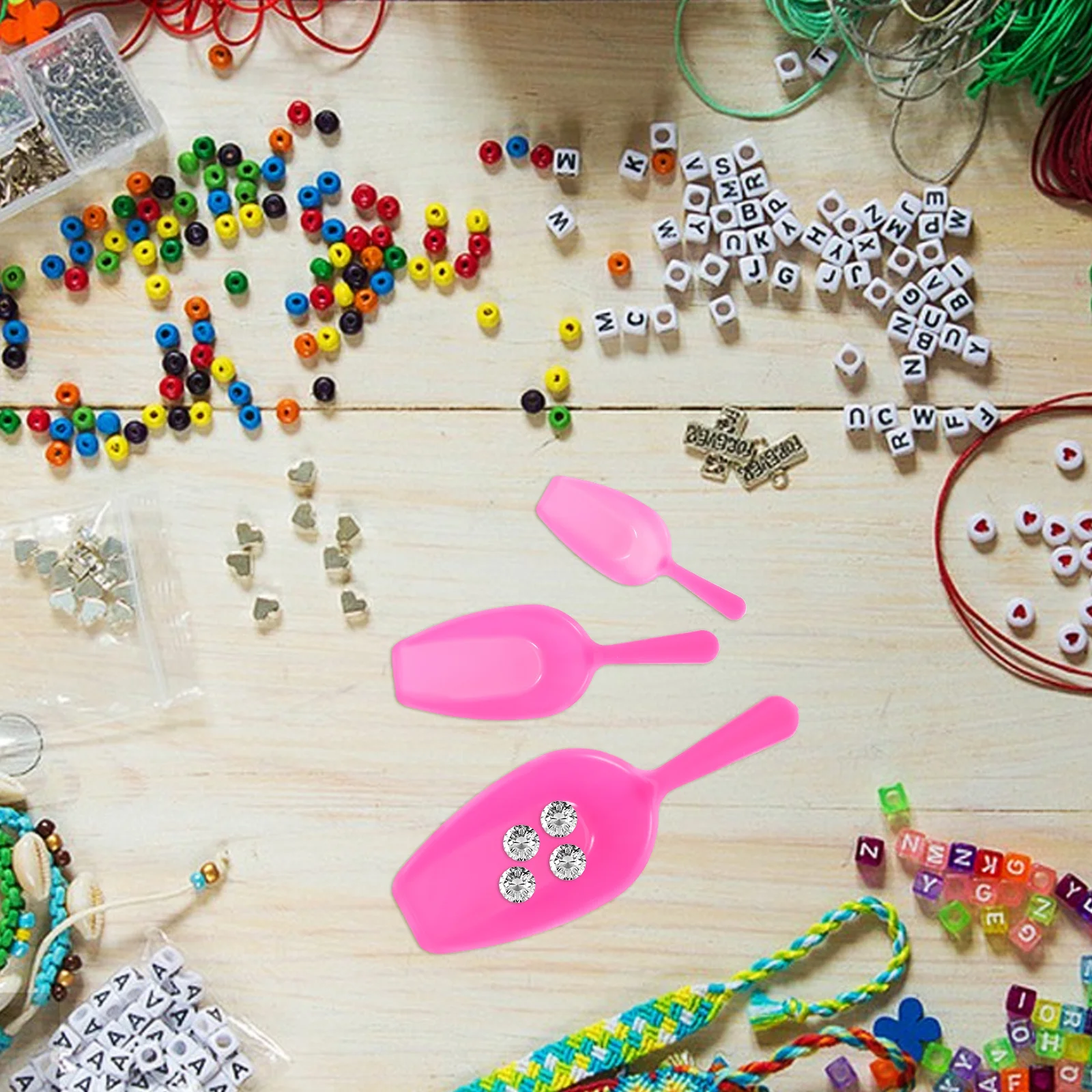 3Pcs Bead Scoop Jewelry Making Mini Plastic Measuring Scoop Set for DIY Craft Flour Coffee Pet Food Ice Kitchen Tools
3Pcs Bead Scoop Jewelry Making Mini Plastic Measuring Scoop Set for DIY Craft Flour Coffee Pet Food Ice Kitchen Tools