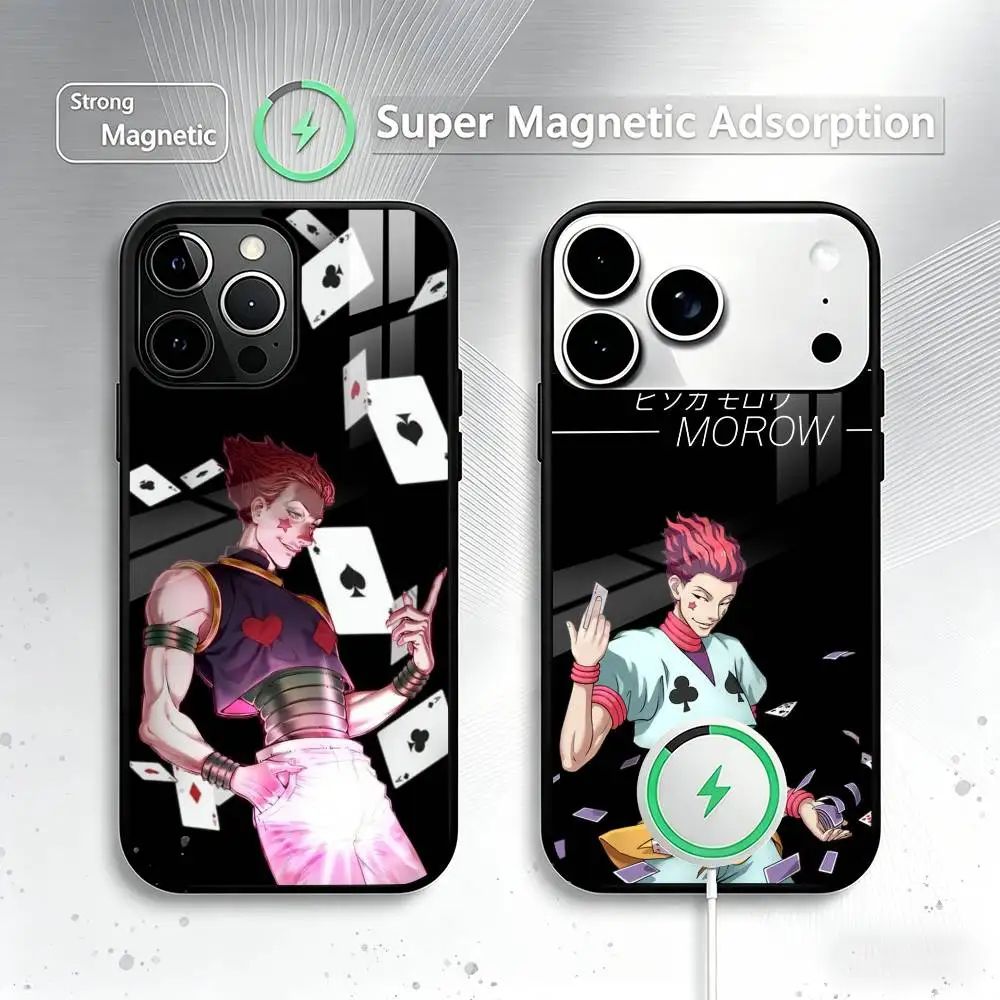 Anime Hunter HXH Hisoka Phone Case For iPhone17,16,15,14,13,12,11 Plus,Pro Supports Magnetic Wireless Charging
Anime Hunter HXH Hisoka Phone Case For iPhone17,16,15,14,13,12,11 Plus,Pro Supports Magnetic Wireless Charging