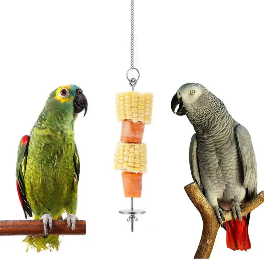 Stainless Steel Chicken Veggies Skewer Rust-proof Creative Bird Cage Food Holder Keep Clean Easy To Install Bird Foraging Toys
Stainless Steel Chicken Veggies Skewer Rust-proof Creative Bird Cage Food Holder Keep Clean Easy To Install Bird Foraging Toys
