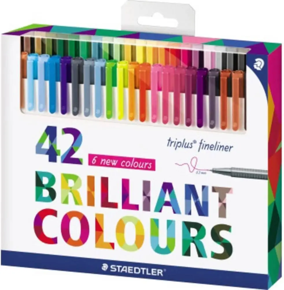 334C42 Triplus Fineliner 42-Color Assorted Fine Water-Based Marker
334C42 Triplus Fineliner 42-Color Assorted Fine Water-Based Marker