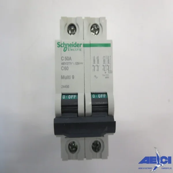 2026 24456 Circuit Breaker Multi9 C60 2p-c50a 480y/277 125v Brand New Original Spot Plc
2026 24456 Circuit Breaker Multi9 C60 2p-c50a 480y/277 125v Brand New Original Spot Plc