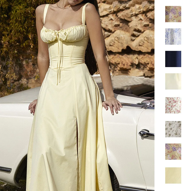 2025 Spring Graceful and Fashionable Floral Spaghetti Straps Sleeveless Gentle French Dress C002
2025 Spring Graceful and Fashionable Floral Spaghetti Straps Sleeveless Gentle French Dress C002