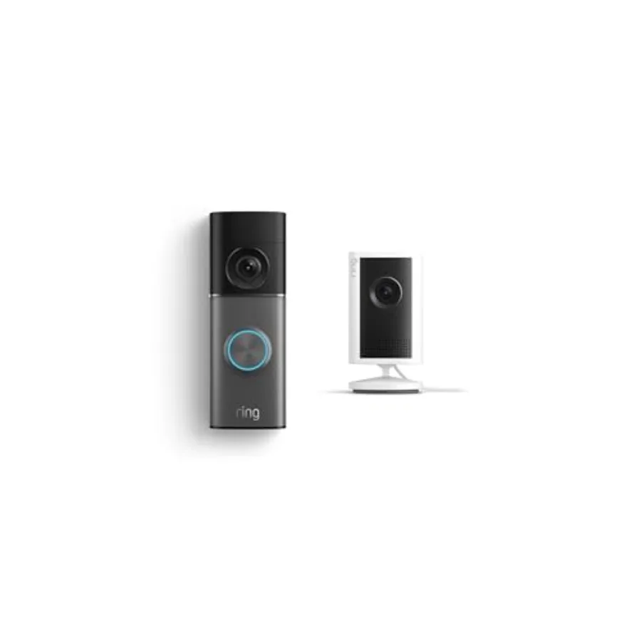 Беспроводной дверной звонок Ring Pro, новейшая модель с внутренней камерой Plus (новейшая модель), белый, для умного дома, внутренний и наружный мониторинг, HD
Беспроводной дверной звонок Ring Pro, новейшая модель с внутренней камерой Plus (новейшая модель), белый, для умного дома, внутренний и наружный мониторинг, HD