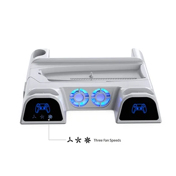 Vertical Stand For PlayStation 5 Slim/PlayStation 5 Cooling Station Notebook-Grade Cooler PS5 Charger