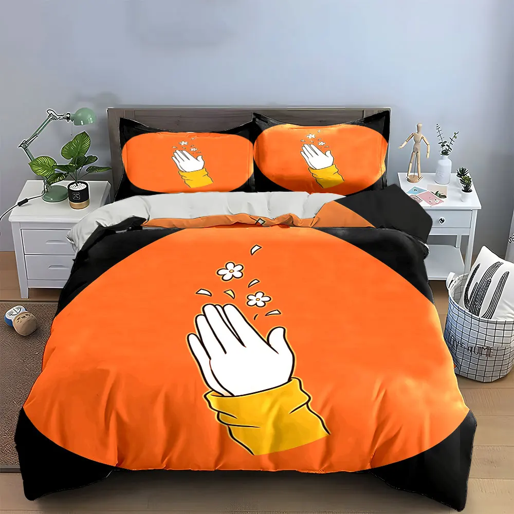 "Decorative Hand Art Stickers" Soft Comfortable Duvet Cover Bedding Set Included 1*Duvet Cover & 2*Pillowcases, gift
"Decorative Hand Art Stickers" Soft Comfortable Duvet Cover Bedding Set Included 1*Duvet Cover & 2*Pillowcases, gift