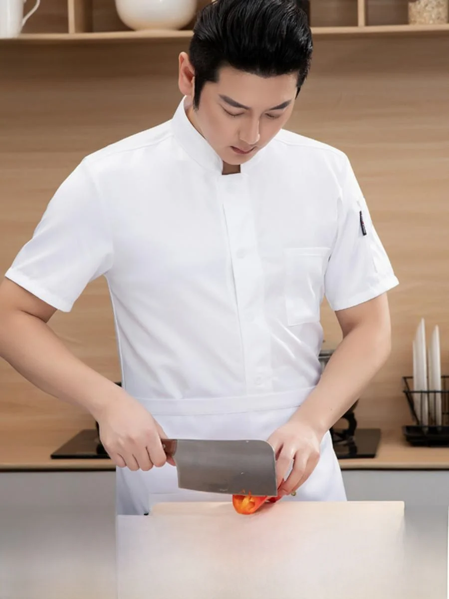 Мужская униформа для поваров с длинным рукавом, дышащая, влагоотводящая, для работы на кухне ресторана и в школе
Мужская униформа для поваров с длинным рукавом, дышащая, влагоотводящая, для работы на кухне ресторана и в школе