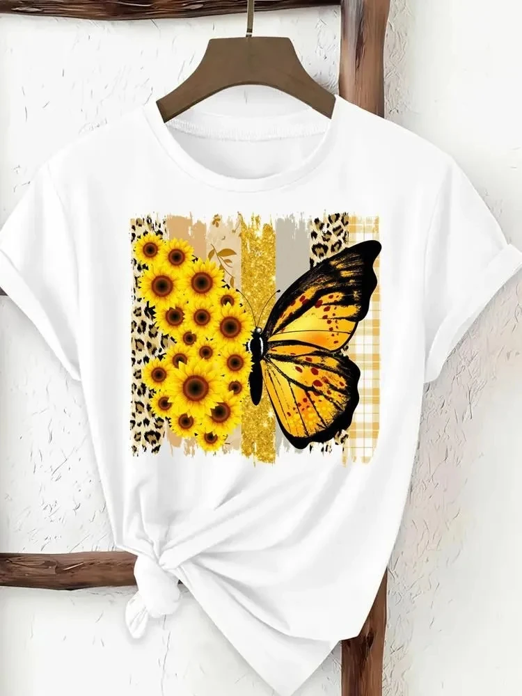 2026 Women's Clothing Short Sleeves Top Round Neck T Shirt Color Colorful Printed Tops Solid Color Simple Style All-match Casual
2026 Women's Clothing Short Sleeves Top Round Neck T Shirt Color Colorful Printed Tops Solid Color Simple Style All-match Casual
