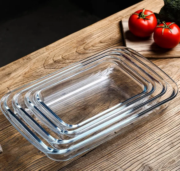 High borosilicate glass rectangular baking pan heat resistant oven kitchen microwave oven cooking utensils
High borosilicate glass rectangular baking pan heat resistant oven kitchen microwave oven cooking utensils