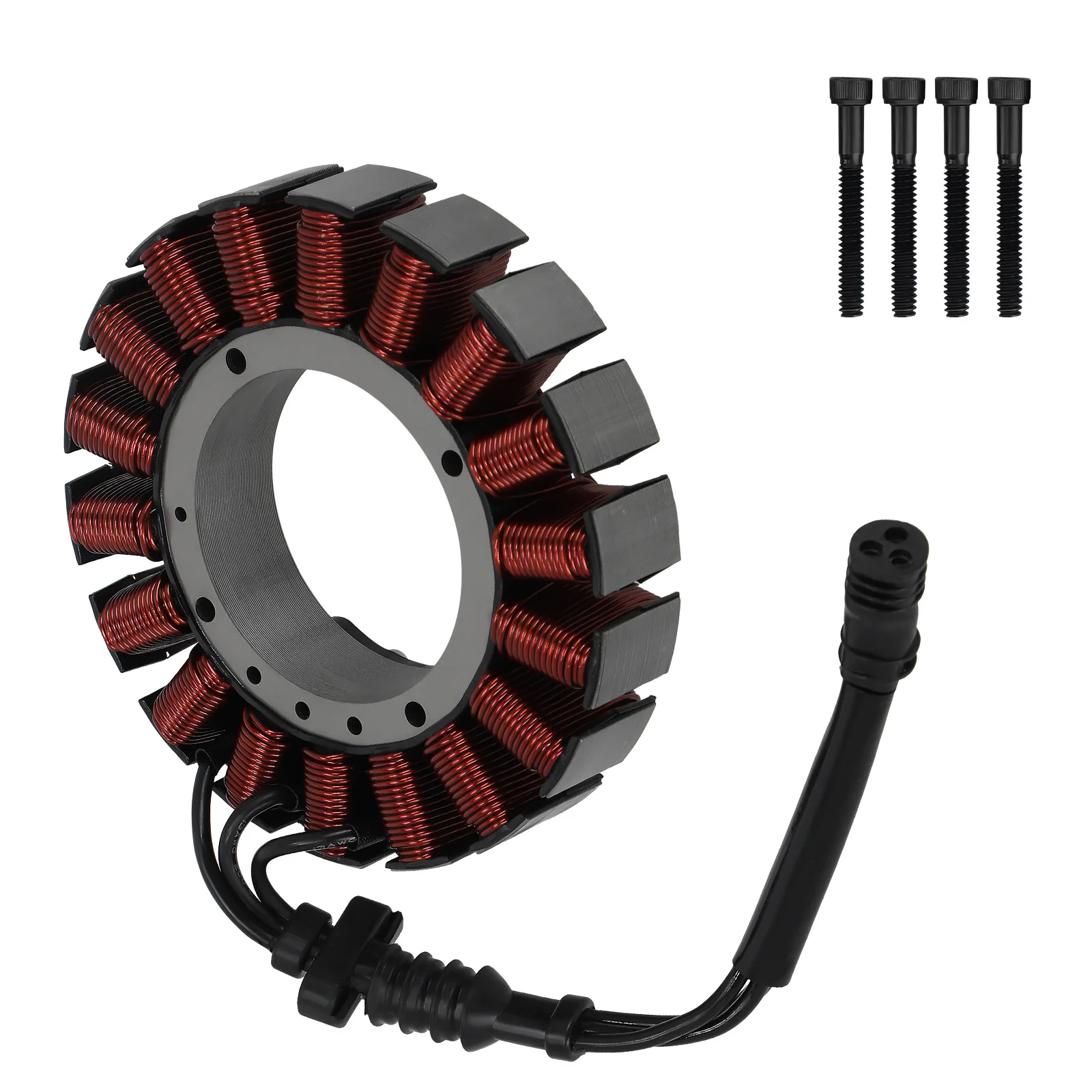 Stator For Harley Slim Softail Rocker Fat Boy Deluxe Dyna 30017-08 12V 40A
Stator For Harley Slim Softail Rocker Fat Boy Deluxe Dyna 30017-08 12V 40A