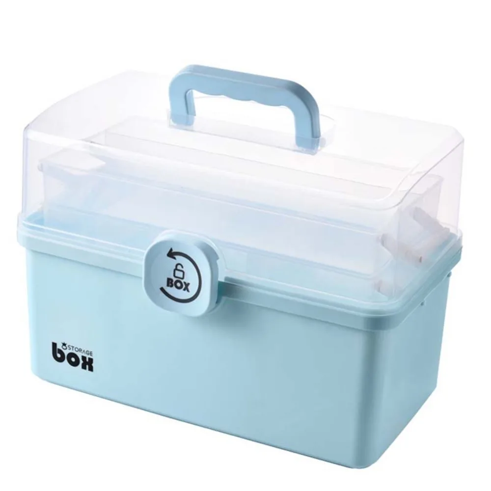 Large Capacity Medicine Kit Organizer Storage Box Pill Box Multi Layer Medicine Cabinet Classification Dust-proof Tackle Box
Large Capacity Medicine Kit Organizer Storage Box Pill Box Multi Layer Medicine Cabinet Classification Dust-proof Tackle Box