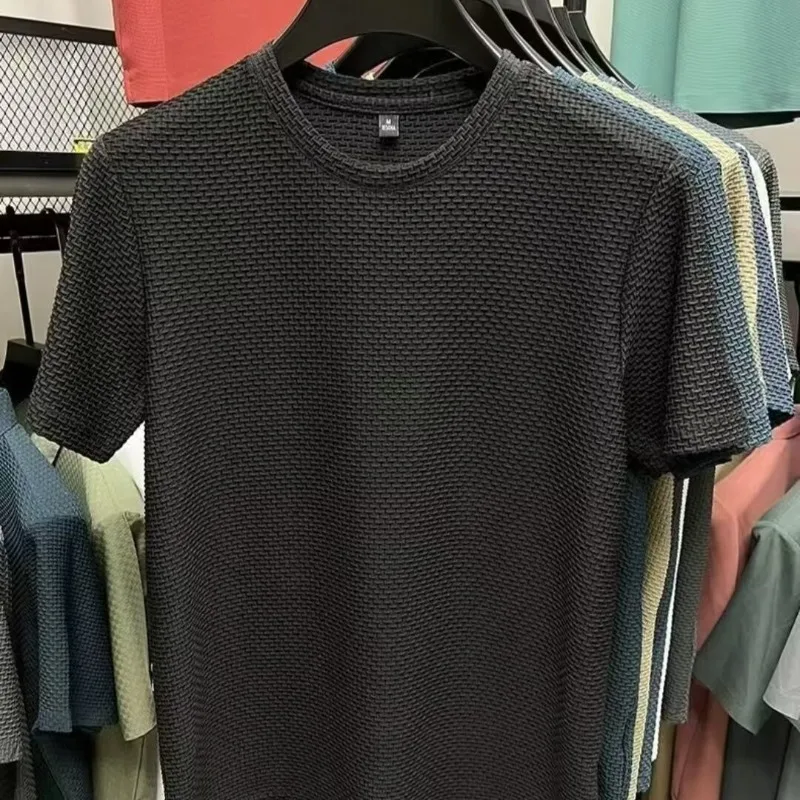 Men's Ice Silk ort Sve T-irt round Ne Cool Feeling Qui Dry Summer Faion Trend Bamboo Node Me Top Youth ular
Men's Ice Silk ort Sve T-irt round Ne Cool Feeling Qui Dry Summer Faion Trend Bamboo Node Me Top Youth ular