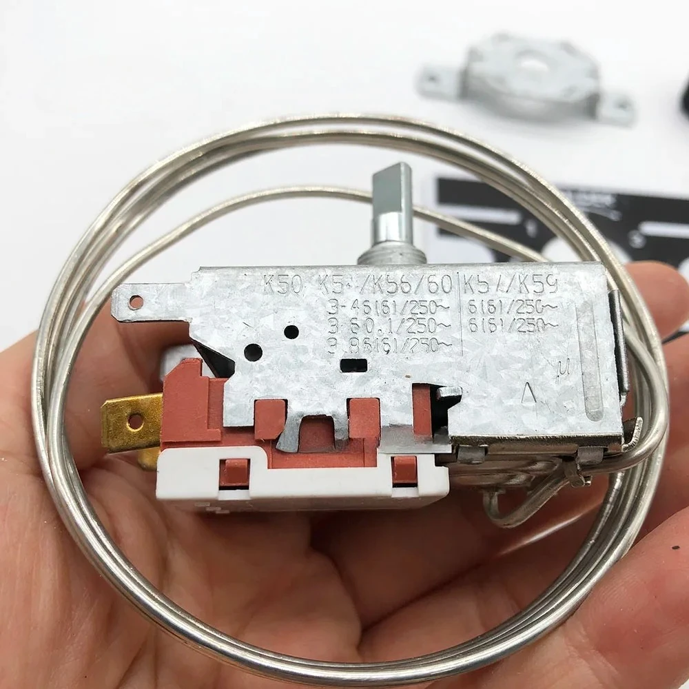 Refrigeration Temperature Control Switch K59 K50 K54 K56 K60 K57 2 Pin K50-P1127 Thermostat For A10-1051 Replacement
Refrigeration Temperature Control Switch K59 K50 K54 K56 K60 K57 2 Pin K50-P1127 Thermostat For A10-1051 Replacement