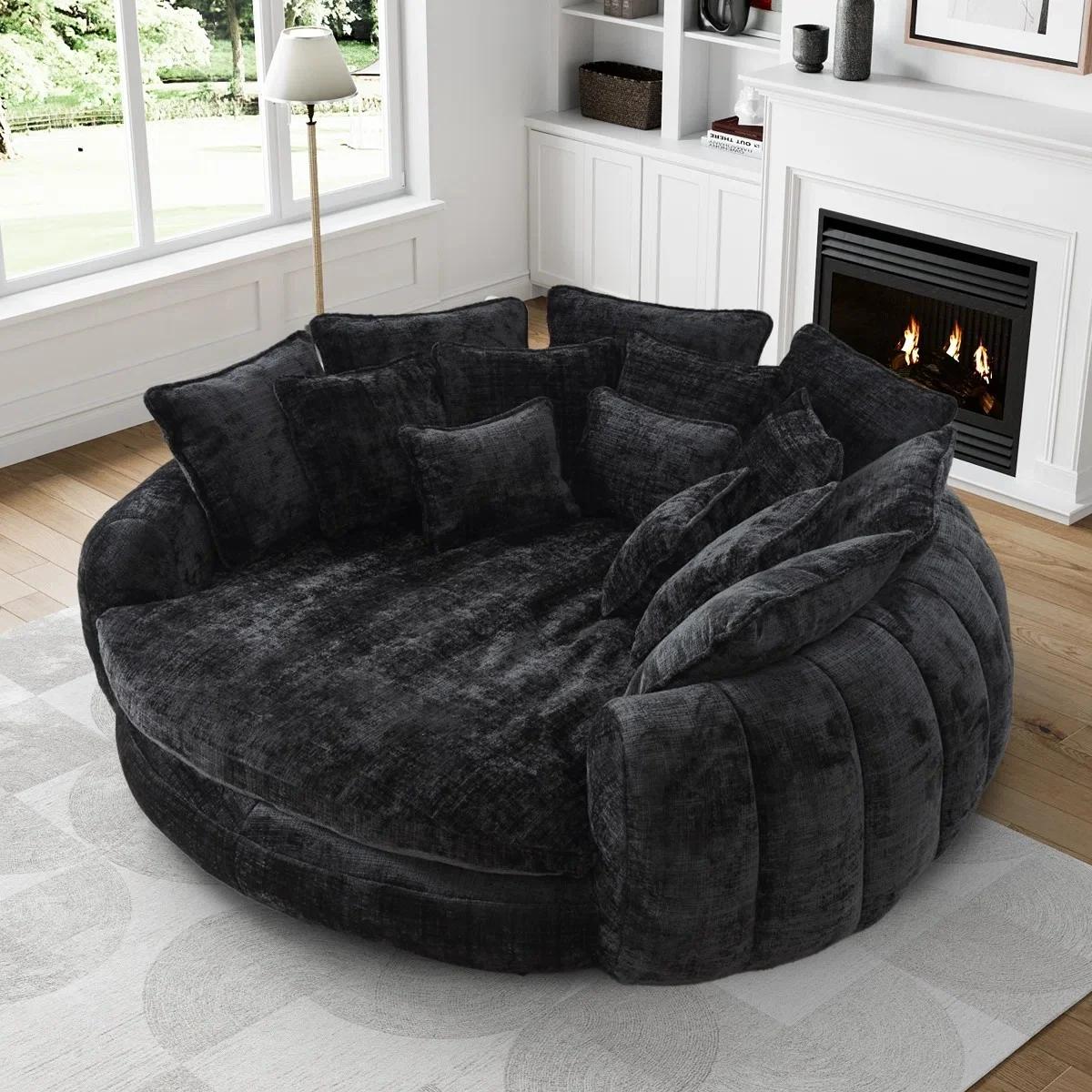 #Oversized Round Chenille Sleeper Sofa Bed, Large Lazy Lounge Sofa for Living Room, Modern Accent Furniture
#Oversized Round Chenille Sleeper Sofa Bed, Large Lazy Lounge Sofa for Living Room, Modern Accent Furniture