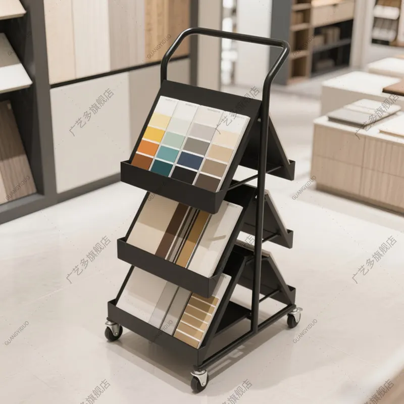 Swatch Display Rack Cart with Pulley Cabinet Door Panel Rack Stone Marble Color Card Aluminum Gusset Plate Wood Panel
Swatch Display Rack Cart with Pulley Cabinet Door Panel Rack Stone Marble Color Card Aluminum Gusset Plate Wood Panel