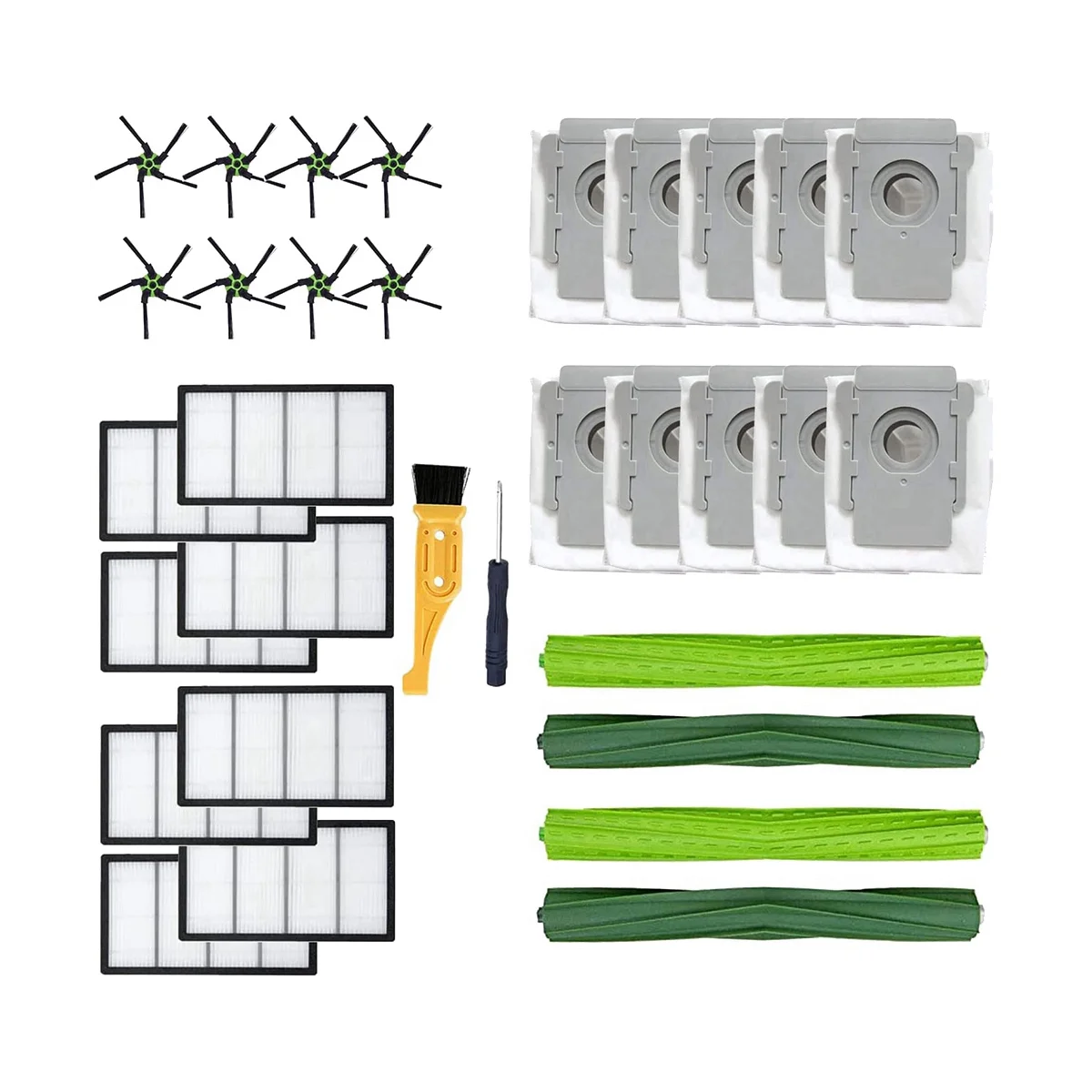 Replacement Parts Kit Compatible for Roomba S9(9150),S9+(9550),S Series Vacuum Cleaner
Replacement Parts Kit Compatible for Roomba S9(9150),S9+(9550),S Series Vacuum Cleaner