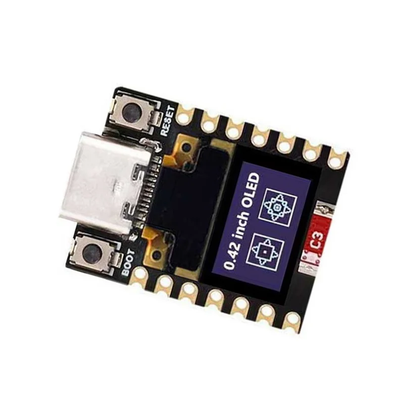 Плата для разработки ABZZ ESP32 C6, макетная плата RISC-V, низкая мощность с 0,42-дюймовым OLED-дисплеем
Плата для разработки ABZZ ESP32 C6, макетная плата RISC-V, низкая мощность с 0,42-дюймовым OLED-дисплеем