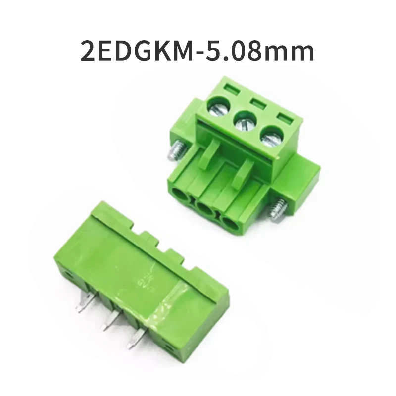 (1 Set) 2EDGKM + 2EDGVM 5.08mm Straight pin+plug Plug-in terminal block 15EDGKM 15EDGVM 5.08 with ear fixing screw PCB connector
(1 Set) 2EDGKM + 2EDGVM 5.08mm Straight pin+plug Plug-in terminal block 15EDGKM 15EDGVM 5.08 with ear fixing screw PCB connector