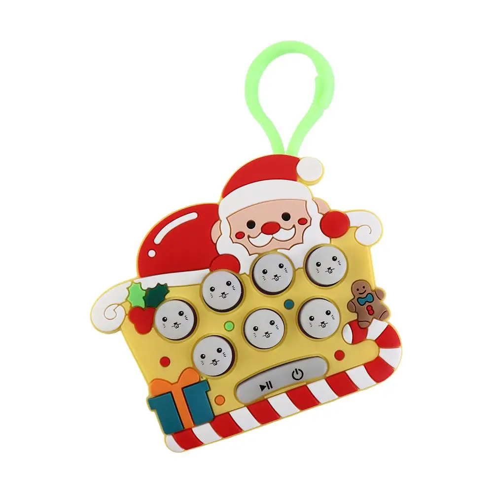 Game Keyring Mini Whack-a-Mole Machine Christmas Quick Press Handheld Game Machine Keychain Cartoon Music Quick Push Bubble Game
Game Keyring Mini Whack-a-Mole Machine Christmas Quick Press Handheld Game Machine Keychain Cartoon Music Quick Push Bubble Game