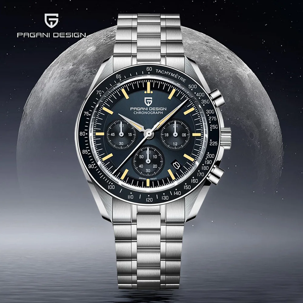 PAGANI DESIGN 2025 New Moon Men's Watches Luxury Quartz Watch Man Chronograph VK63 Men Gifts AR Sapphire Mirror Luminous Clock
PAGANI DESIGN 2025 New Moon Men's Watches Luxury Quartz Watch Man Chronograph VK63 Men Gifts AR Sapphire Mirror Luminous Clock