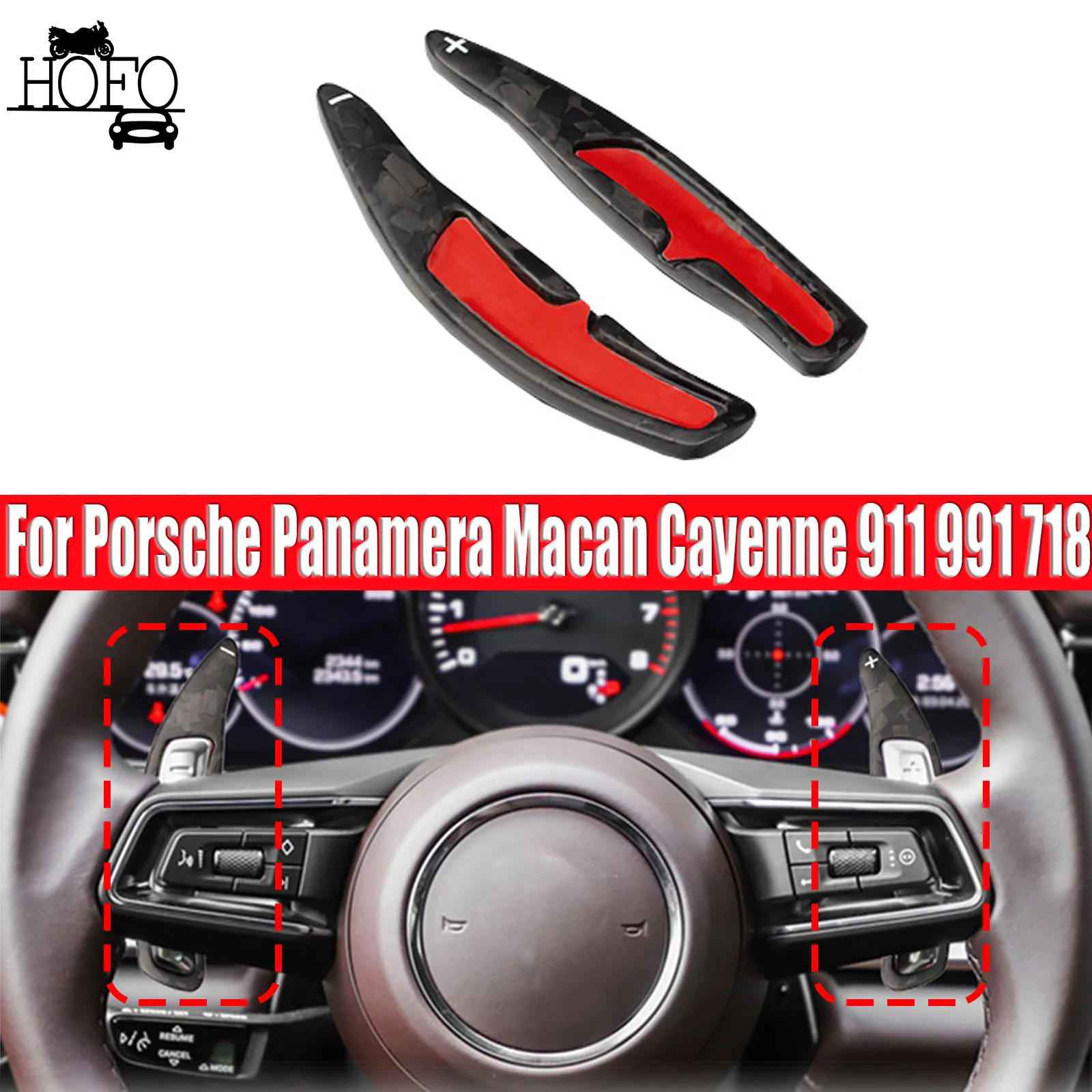 Steering Wheel Paddle Shift For Porsche Panamera Macan Cayenne 911 991 718
Steering Wheel Paddle Shift For Porsche Panamera Macan Cayenne 911 991 718