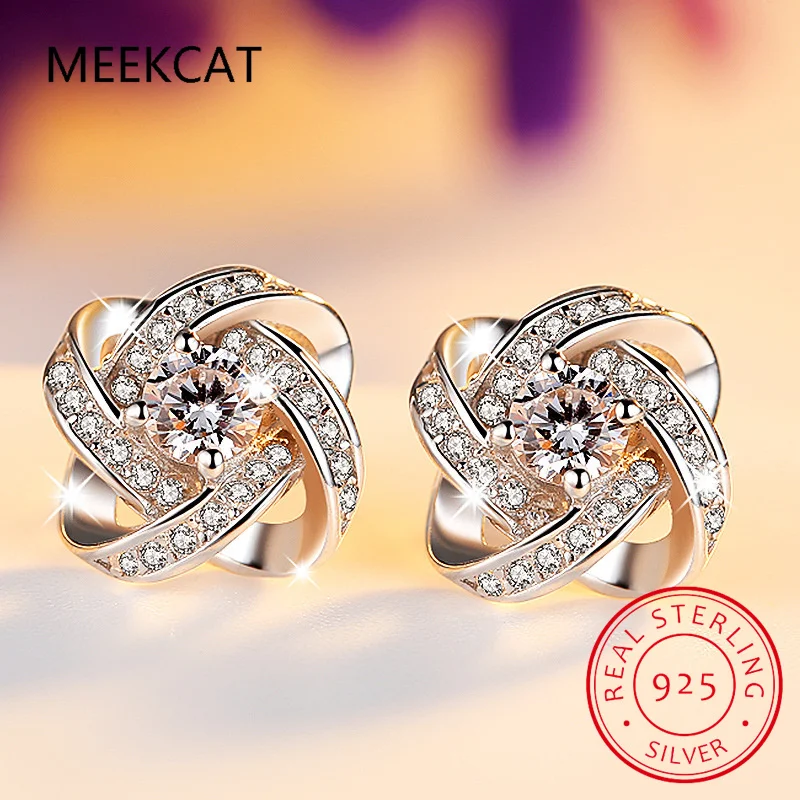 Four Leaf Clover Moissanite Stud Earrings 925 Sterling Silver Sparkling Lab Diamond Earring for Women Fine Jewelry Gifts
Four Leaf Clover Moissanite Stud Earrings 925 Sterling Silver Sparkling Lab Diamond Earring for Women Fine Jewelry Gifts