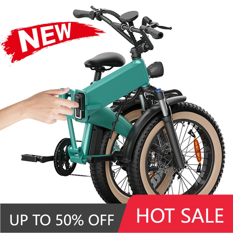 JYF KIXIN T2 Folding Electric Bike 48V 13AH 25 km/h, Enhanced 7-speed, Hot-selling European Union UK Enhanced Edition, Off-Road
JYF KIXIN T2 Folding Electric Bike 48V 13AH 25 km/h, Enhanced 7-speed, Hot-selling European Union UK Enhanced Edition, Off-Road