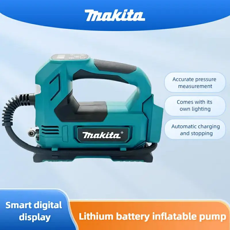 Makita DYS59 18V Cordless Automatic Inflator, Handheld Air Pump for Car Tires, For Makita 18V Battery
Makita DYS59 18V Cordless Automatic Inflator, Handheld Air Pump for Car Tires, For Makita 18V Battery