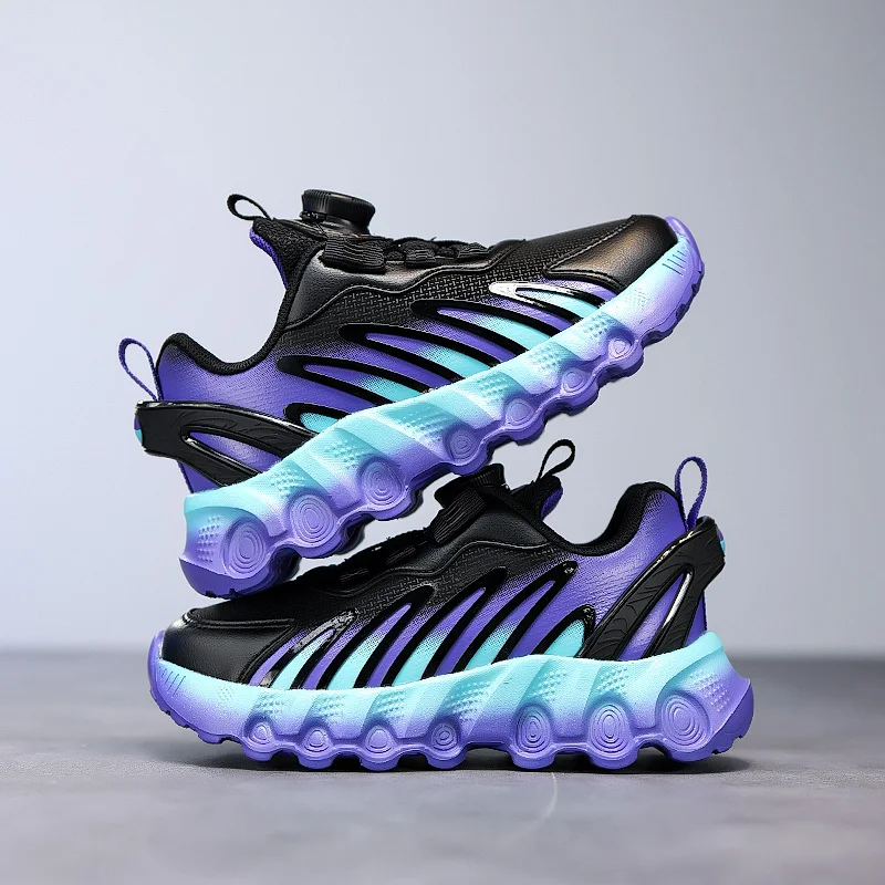 Boys Sports Shoes New Rotating Buckle Thick Sole Soft Autumn Casual Outdoor Running Girls Comfortable Jogging Sneakers for Kids
Boys Sports Shoes New Rotating Buckle Thick Sole Soft Autumn Casual Outdoor Running Girls Comfortable Jogging Sneakers for Kids