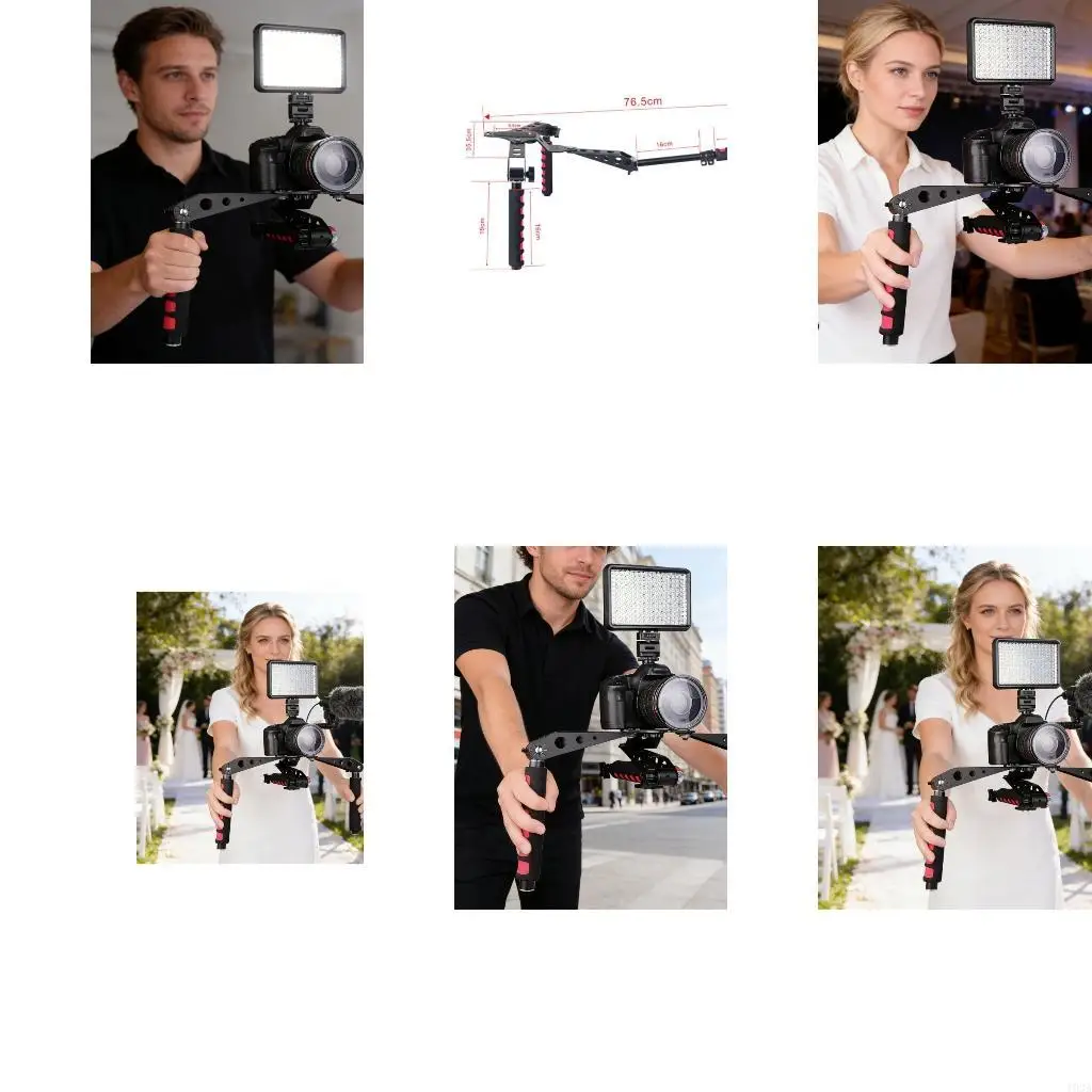 193A Customizable Shoulder Support Camera Holder For Video Production 76cm Extended
193A Customizable Shoulder Support Camera Holder For Video Production 76cm Extended
