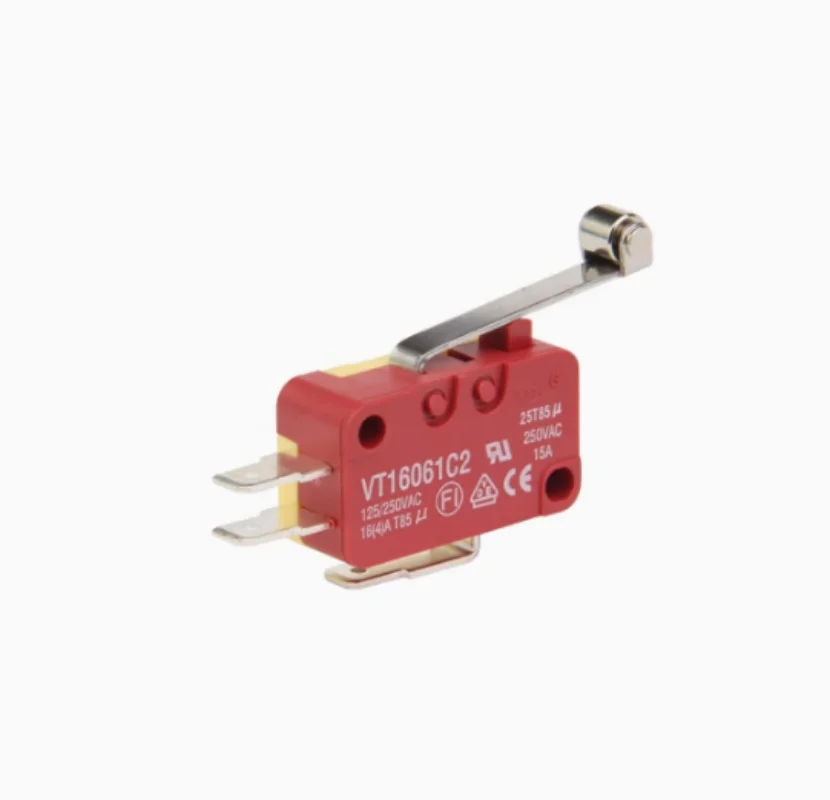 20 шт., микропереключатель с тактовым/ограничением/самовозвратом VT16061C2, ролик с длинной ручкой, 16 А
20 шт., микропереключатель с тактовым/ограничением/самовозвратом VT16061C2, ролик с длинной ручкой, 16 А