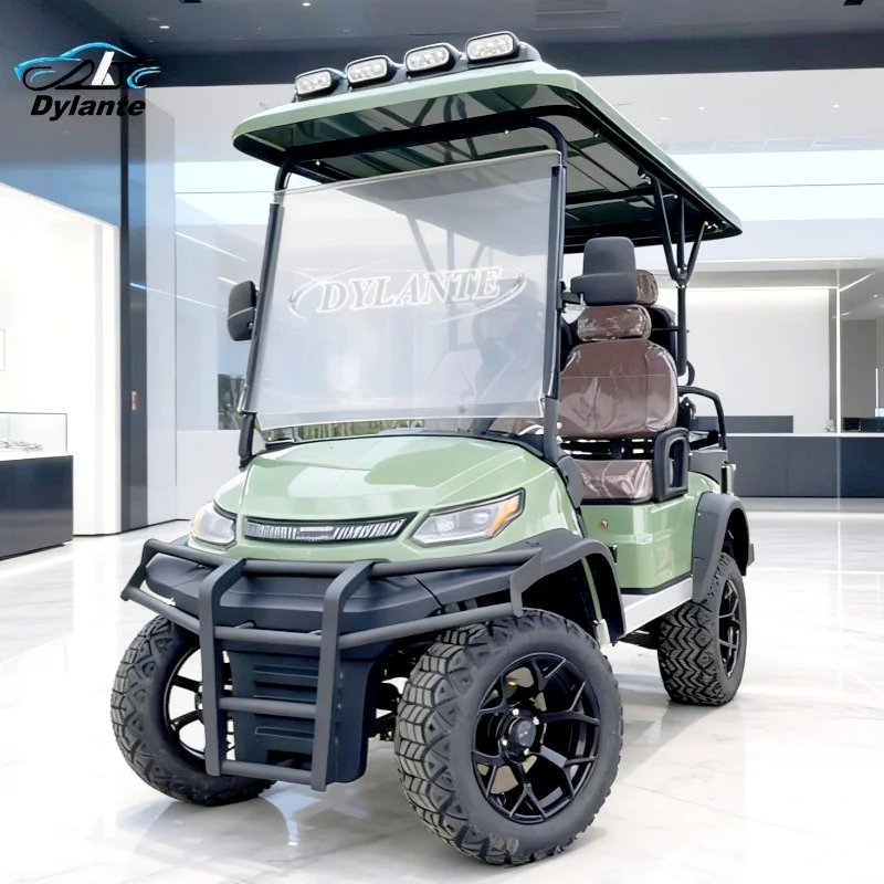Hunting-Grade 2/4/6-Seat Road-Legal Lithium Battery Electric Golf Cart With 48V/72V Solar Photovoltaic Charging Function
Hunting-Grade 2/4/6-Seat Road-Legal Lithium Battery Electric Golf Cart With 48V/72V Solar Photovoltaic Charging Function