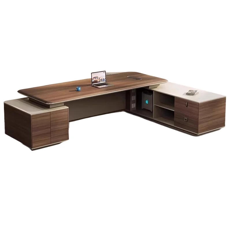 Boss, desk and chair cabinet, light luxury, high-end desk, computer, office desk and chair combination, paint, president table
Boss, desk and chair cabinet, light luxury, high-end desk, computer, office desk and chair combination, paint, president table