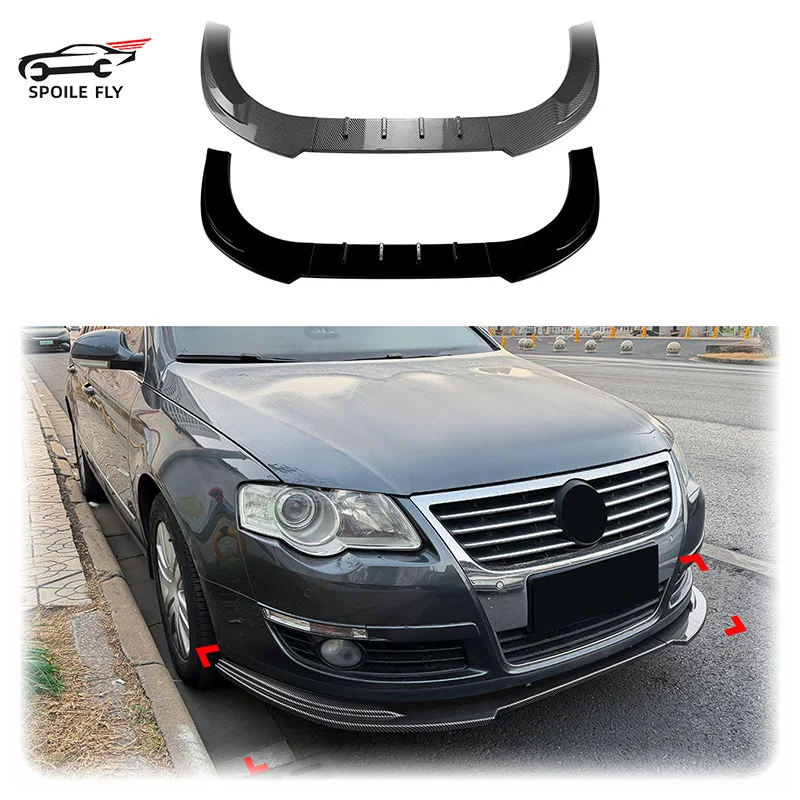 For Volkswagen Magotan Passat B6 2005-2010 High Quality ABS Car Front Bmuper Lip Front Spoiler Glossy Black Carbon Fiber Look
For Volkswagen Magotan Passat B6 2005-2010 High Quality ABS Car Front Bmuper Lip Front Spoiler Glossy Black Carbon Fiber Look