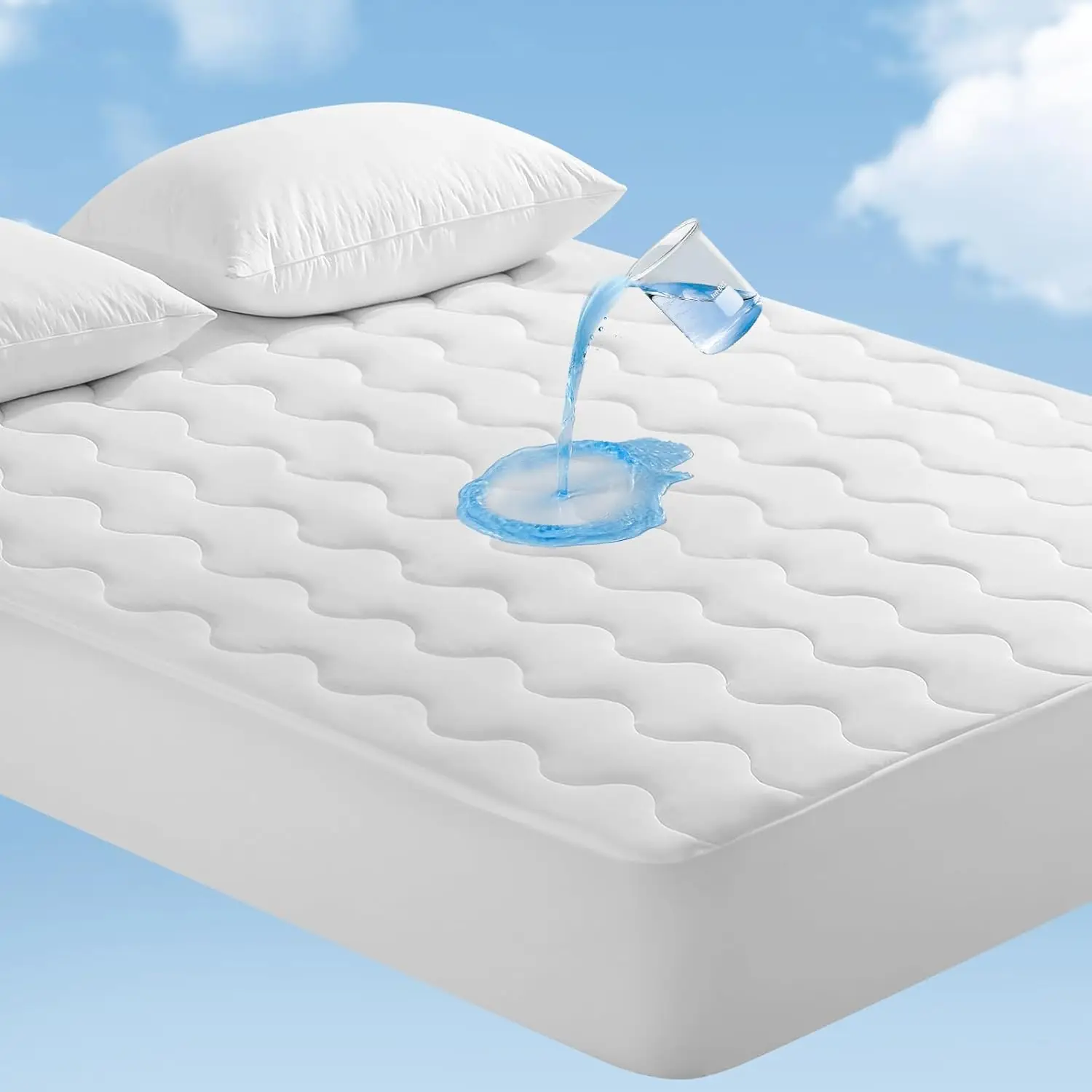 Queen Cooling Mattr Pad For Hot Sleepers, Waterproof Cold Mattr Topper With Trisupport 3D Tech Balanced Support & Enhanced
Queen Cooling Mattr Pad For Hot Sleepers, Waterproof Cold Mattr Topper With Trisupport 3D Tech Balanced Support & Enhanced