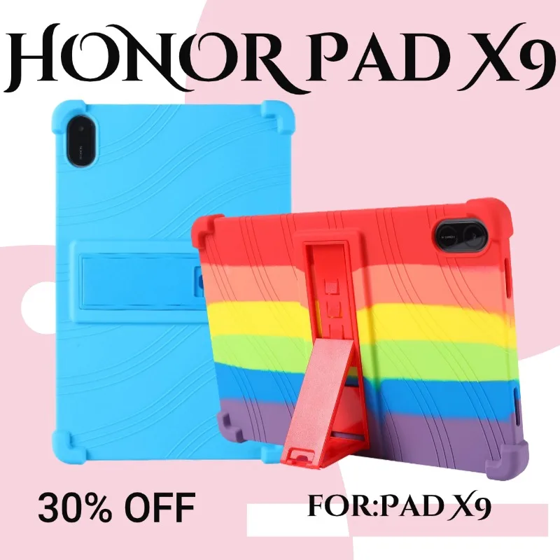 Детский защитный чехол для планшета HONOR Pad X9, чехол для планшета, безопасный противоударный силиконовый чехол-подставка, устойчивый к падению чехол
Детский защитный чехол для планшета HONOR Pad X9, чехол для планшета, безопасный противоударный силиконовый чехол-подставка, устойчивый к падению чехол