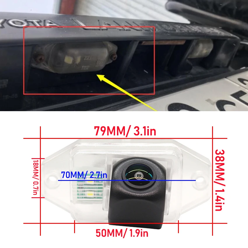 Car Rear View Camera Auto Backup Reverse Parking Rearview Camera HD Waterproof For Toyota Land Cruiser Prado (90) 1996~2002
Car Rear View Camera Auto Backup Reverse Parking Rearview Camera HD Waterproof For Toyota Land Cruiser Prado (90) 1996~2002