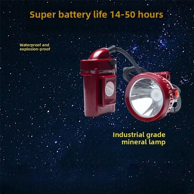 Rechargeable Waterproof Explosion-Proof Mining Lamp Head Mounted Headlight Continued Use 14-50 Hours Illumination Distance 500m
Rechargeable Waterproof Explosion-Proof Mining Lamp Head Mounted Headlight Continued Use 14-50 Hours Illumination Distance 500m