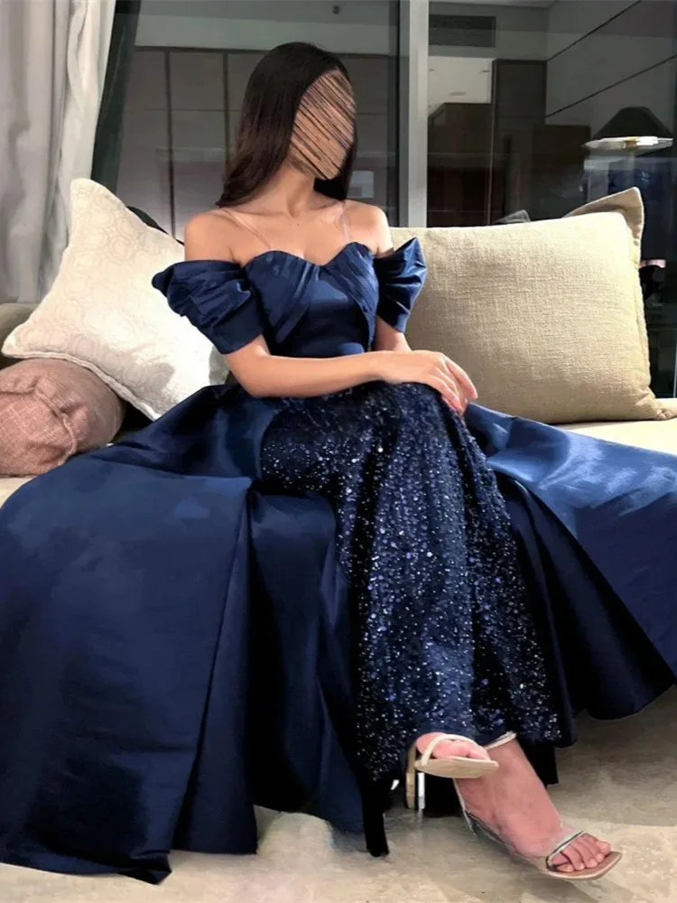 Off Shoulder A-line Prom Dressess Sweetheart Sparkly Sequins Floor-Length Formal Vestidos De Noche Cocktail Party Gown
Off Shoulder A-line Prom Dressess Sweetheart Sparkly Sequins Floor-Length Formal Vestidos De Noche Cocktail Party Gown