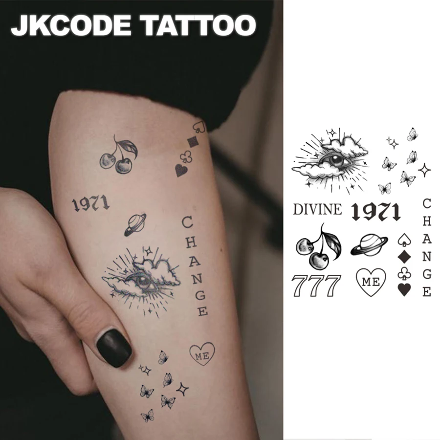 Минимальная татуировка Травяная татуировка на палец Стиль Ins Симпатичный дизайн Покер Сердце Юпитер Номер 777-Звездный Солнце Браслет Бабочка Глаз Облака День Элегантный Стиль Химерная Симпатичная Татуировка Модная Девушка Аксессуары Женская Палец Рука Ш
Минимальная татуировка Травяная татуировка на палец Стиль Ins Симпатичный дизайн Покер Сердце Юпитер Номер 777-Звездный Солнце Браслет Бабочка Глаз Облака День Элегантный Стиль Химерная Симпатичная Татуировка Модная Девушка Аксессуары Женская Палец Рука Ш