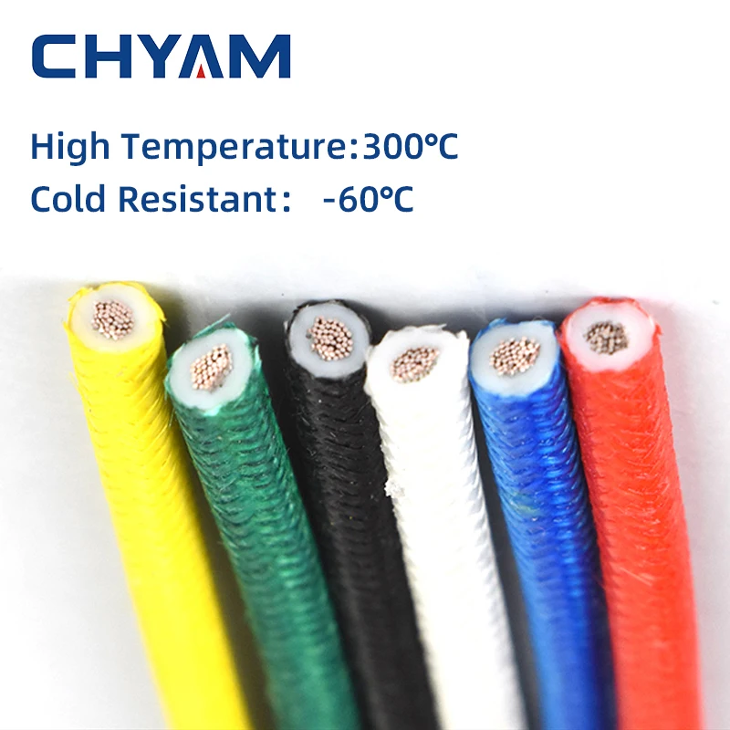 High Temperature Silicone Wire Cable AGRP Heat Resistant 300°C Glass Fiber Braided 2mm2 10mm2 16mm2
High Temperature Silicone Wire Cable AGRP Heat Resistant 300°C Glass Fiber Braided 2mm2 10mm2 16mm2