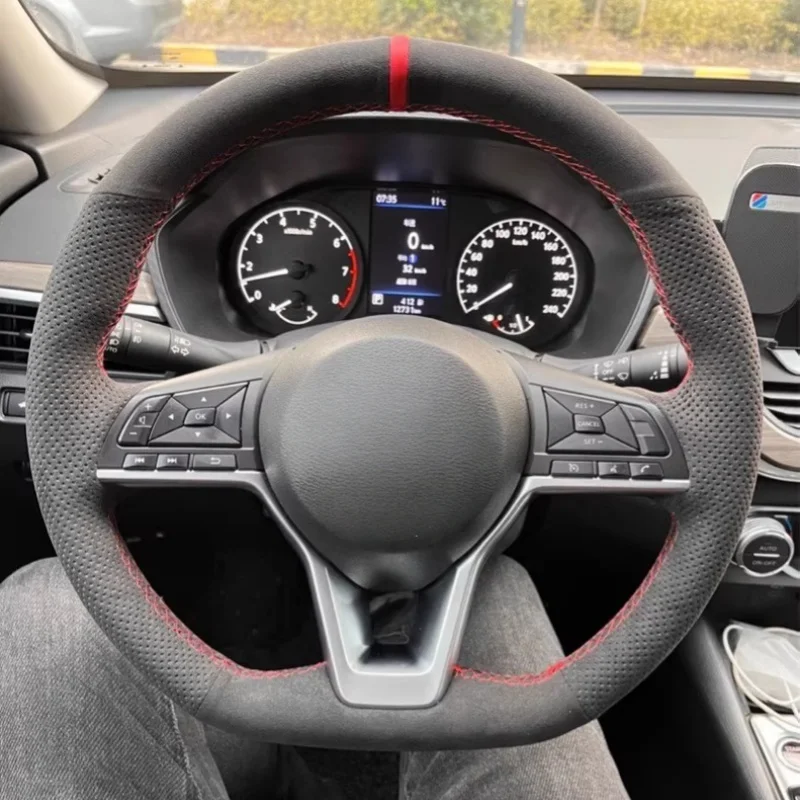 Car Steering Wheel Weaving Suede Teana 2019-2024 Car Interior Accessories Steering Wheel Cover For Nissan 14th Generation Sylphy
Car Steering Wheel Weaving Suede Teana 2019-2024 Car Interior Accessories Steering Wheel Cover For Nissan 14th Generation Sylphy