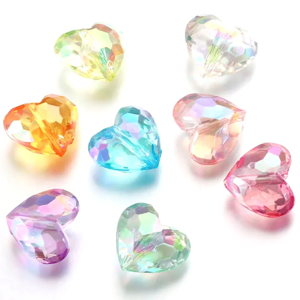 20pcs Acrylic Heart Beads Transparent Loose Spacer Beads for DIY Jewelry Making Pendants Neaklace Bracelet Needlework 2030
20pcs Acrylic Heart Beads Transparent Loose Spacer Beads for DIY Jewelry Making Pendants Neaklace Bracelet Needlework 2030