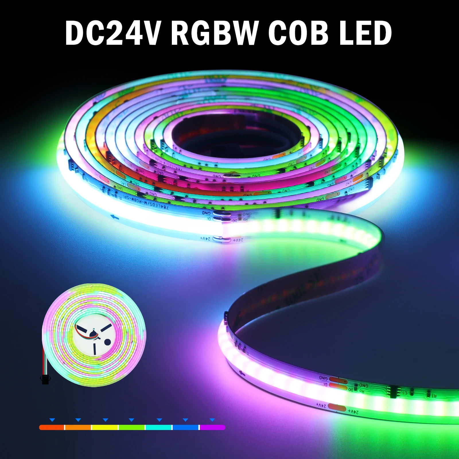 DC 24V RGBW RGBWW COB Светодиодная лента 784LEDs/M IP20 WS2811 Dream Color Room Decoration TV Подсветка Гибкая лента Светодиодная лента Диод
DC 24V RGBW RGBWW COB Светодиодная лента 784LEDs/M IP20 WS2811 Dream Color Room Decoration TV Подсветка Гибкая лента Светодиодная лента Диод