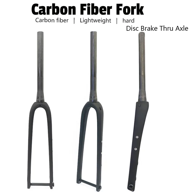 Carbon Fiber Tapered Gravel Bicycle Front Fork Black Matte 700C X 45C Thru Axle 12x100mm Gravel Fork for Bike
Carbon Fiber Tapered Gravel Bicycle Front Fork Black Matte 700C X 45C Thru Axle 12x100mm Gravel Fork for Bike