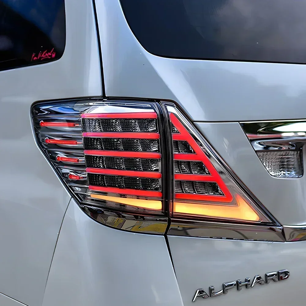 For Toyota ALPHARD 2009-2014 LED Auto Rear Back Lamps Assembly Upgrade LED Dynamic Turn Car Taillights Plug and Play Accessories
For Toyota ALPHARD 2009-2014 LED Auto Rear Back Lamps Assembly Upgrade LED Dynamic Turn Car Taillights Plug and Play Accessories