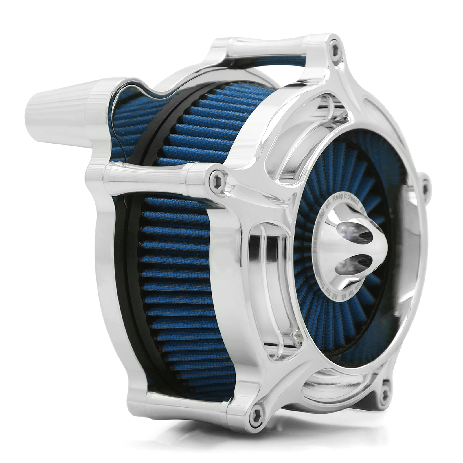 Chrome blue Turbine spike Air Cleaner filters for harley sportster 1200C XL883 Road Glide FLTR Electra Glide FLHT Road King FLHR
Chrome blue Turbine spike Air Cleaner filters for harley sportster 1200C XL883 Road Glide FLTR Electra Glide FLHT Road King FLHR