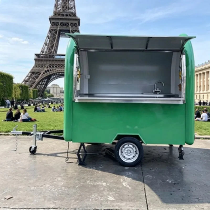 Eco Solar Assist Food Truck Trailer Mobile Kitchen Cart Electric Van with Battery
Eco Solar Assist Food Truck Trailer Mobile Kitchen Cart Electric Van with Battery