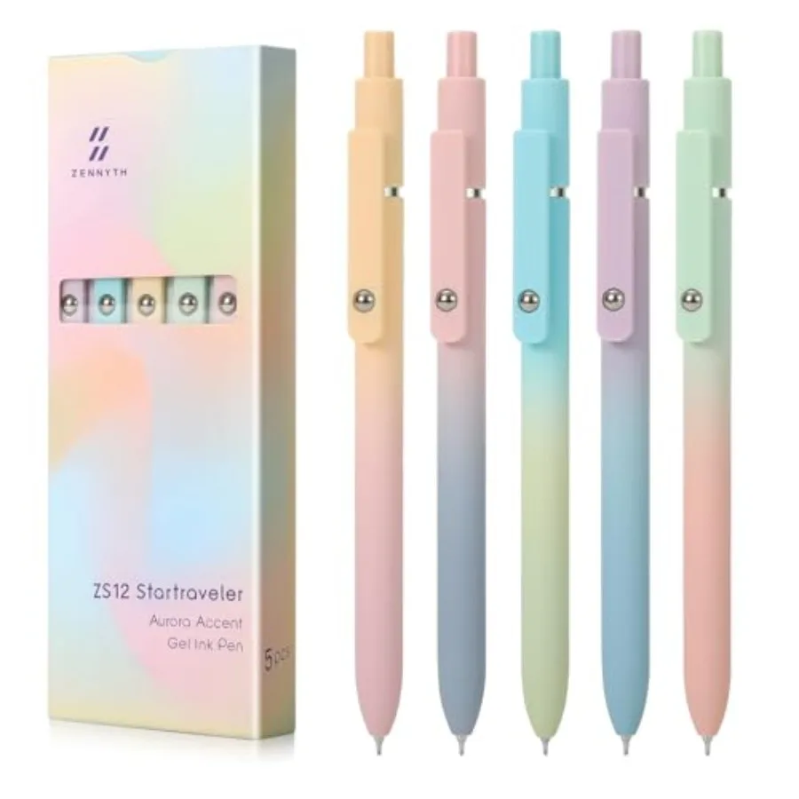 5pcs Gel Pens Black Ink Medium Point 0.7mm Pens Smooth Writing High-End Series Cute Ballpoint for Journaling Note Taking, Offic
5pcs Gel Pens Black Ink Medium Point 0.7mm Pens Smooth Writing High-End Series Cute Ballpoint for Journaling Note Taking, Offic